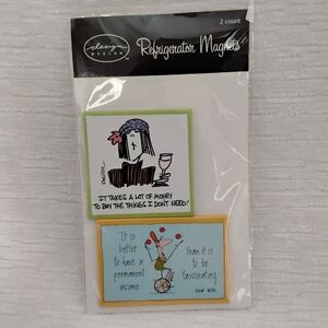 Clever Design Refrigerator Magnets Set Of Two